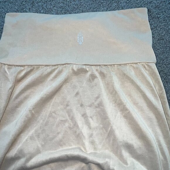 FREE PEOPLE MOVEMENT ECHO DROP CROTCH HAREM PANTS W/ RUCHED ANKLES - BEIGE - XS - Picture 7 of 12